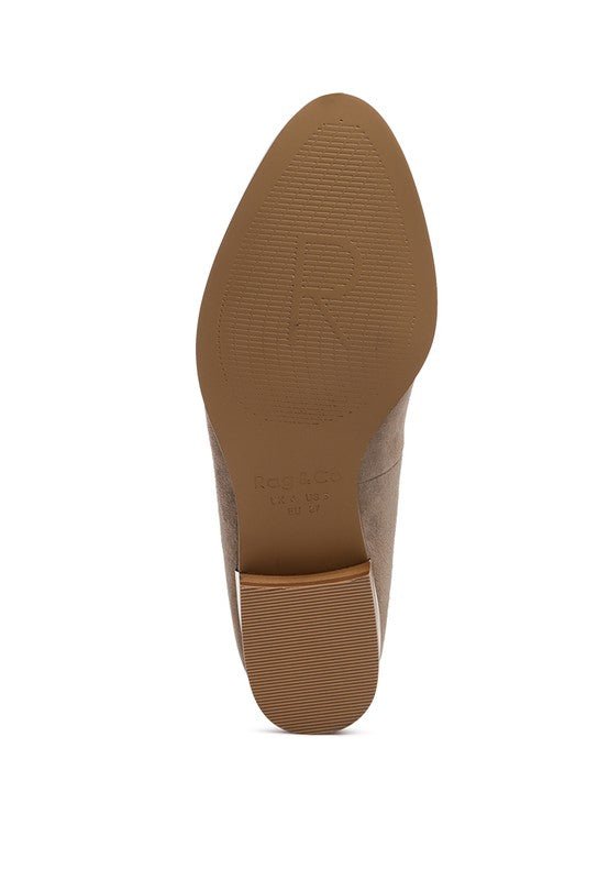 PAULINA Suede Leather Loafers - Coeur de la Mode
