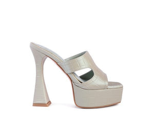 PDA High Heel Platform Croc Sandals - Coeur de la Mode