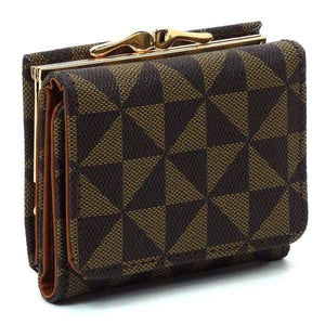 PM Monogram Kiss Lock Tri-fold Wallet - Coeur de la Mode