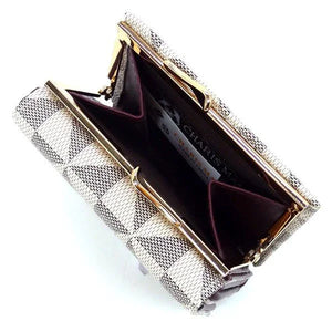 PM Monogram Kiss Lock Tri-fold Wallet - Coeur de la Mode
