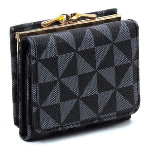 PM Monogram Kiss Lock Tri-fold Wallet - Coeur de la Mode