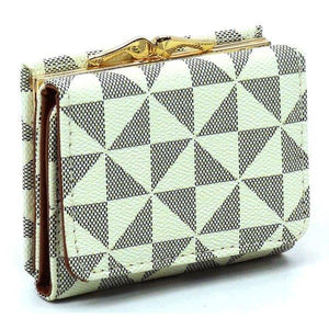 PM Monogram Kiss Lock Tri-fold Wallet - Coeur de la Mode
