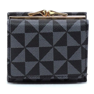 PM Monogram Kiss Lock Tri-fold Wallet - Coeur de la Mode