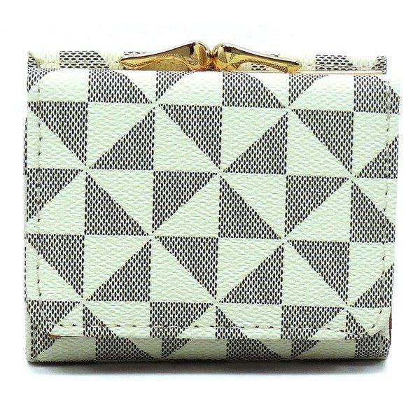PM Monogram Kiss Lock Tri-fold Wallet - Coeur de la Mode