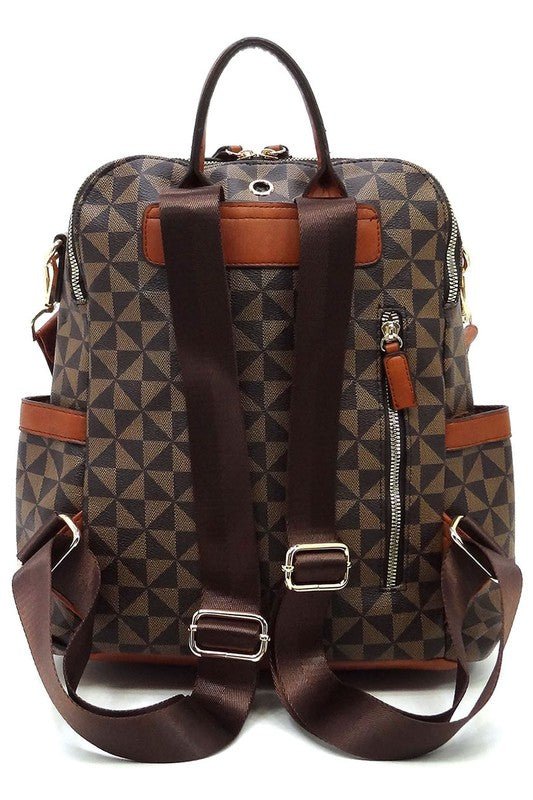 PM Monogram Striped Convertible Backpack - Coeur de la Mode