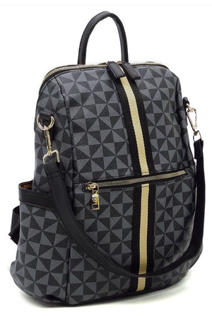 PM Monogram Striped Convertible Backpack - Coeur de la Mode