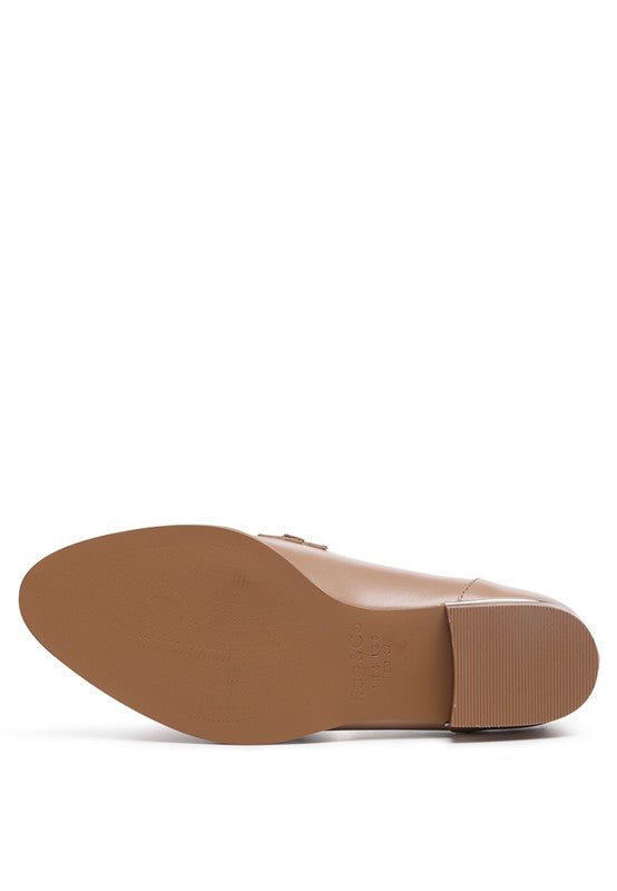 POLA Leather Horsebit Loafers - Coeur de la Mode