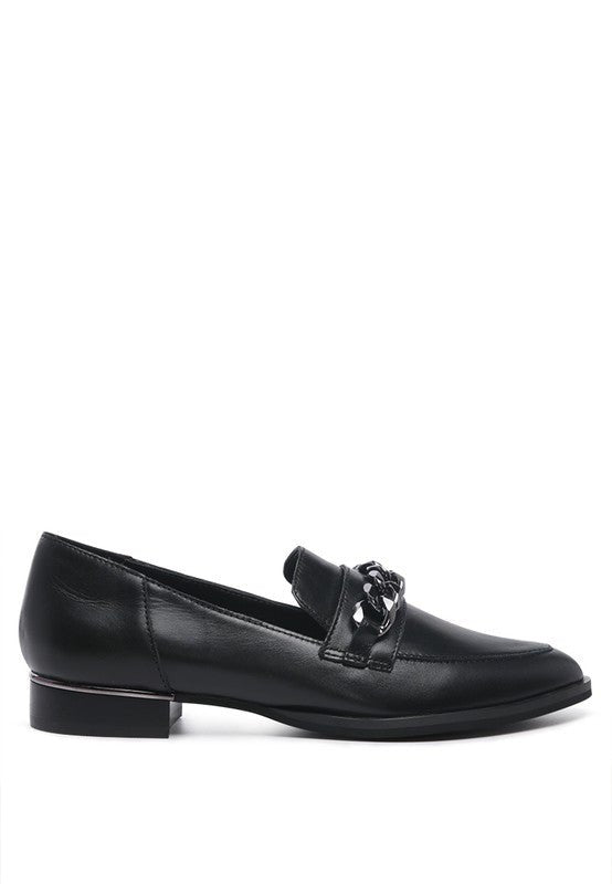 POLA Leather Horsebit Loafers - Coeur de la Mode