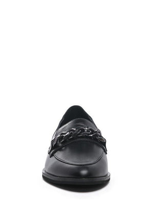 POLA Leather Horsebit Loafers - Coeur de la Mode