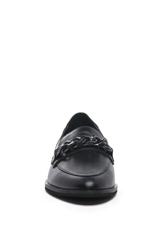POLA Leather Horsebit Loafers - Coeur de la Mode