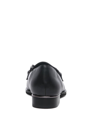 POLA Leather Horsebit Loafers - Coeur de la Mode