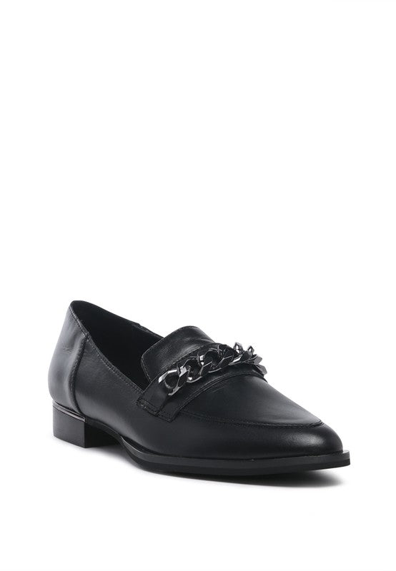 POLA Leather Horsebit Loafers - Coeur de la Mode