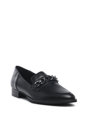 POLA Leather Horsebit Loafers - Coeur de la Mode