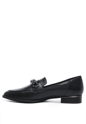 POLA Leather Horsebit Loafers - Coeur de la Mode