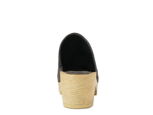 RAG & CO DARCIE TAUPE SUEDE CLOGS - Coeur de la Mode