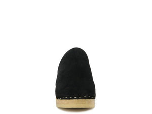RAG & CO DARCIE TAUPE SUEDE CLOGS - Coeur de la Mode