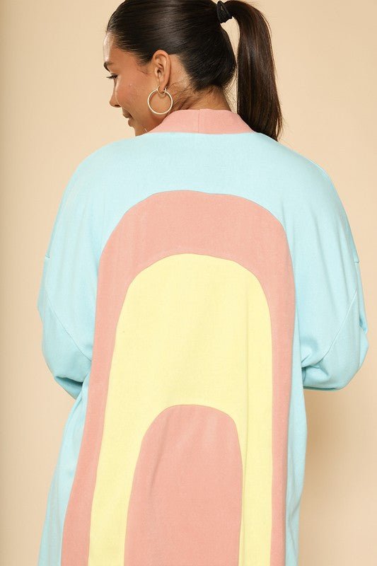 Retro arch terry cloth novelty robe - Coeur de la Mode