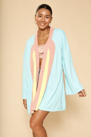 Retro arch terry cloth novelty robe - Coeur de la Mode