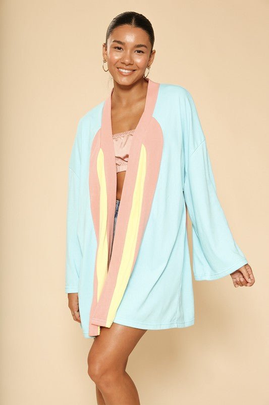 Retro arch terry cloth novelty robe - Coeur de la Mode
