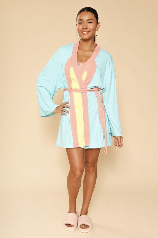 Retro arch terry cloth novelty robe - Coeur de la Mode