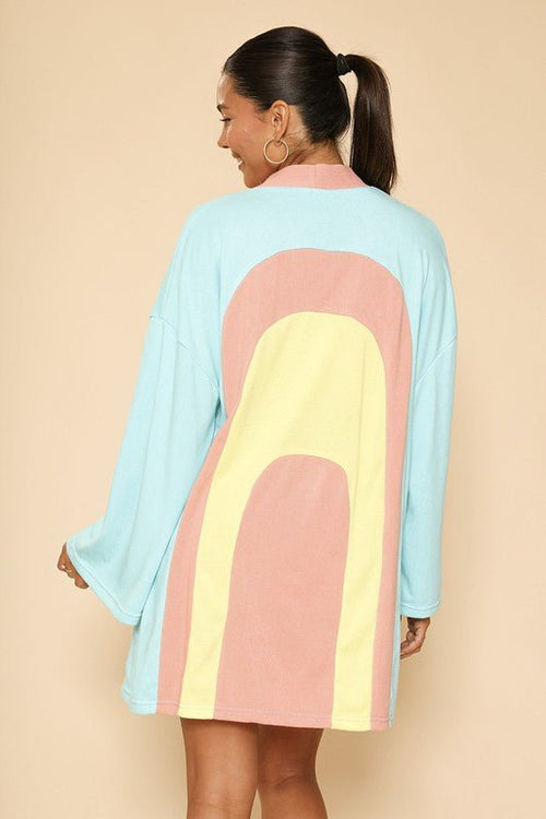 Retro arch terry cloth novelty robe - Coeur de la Mode