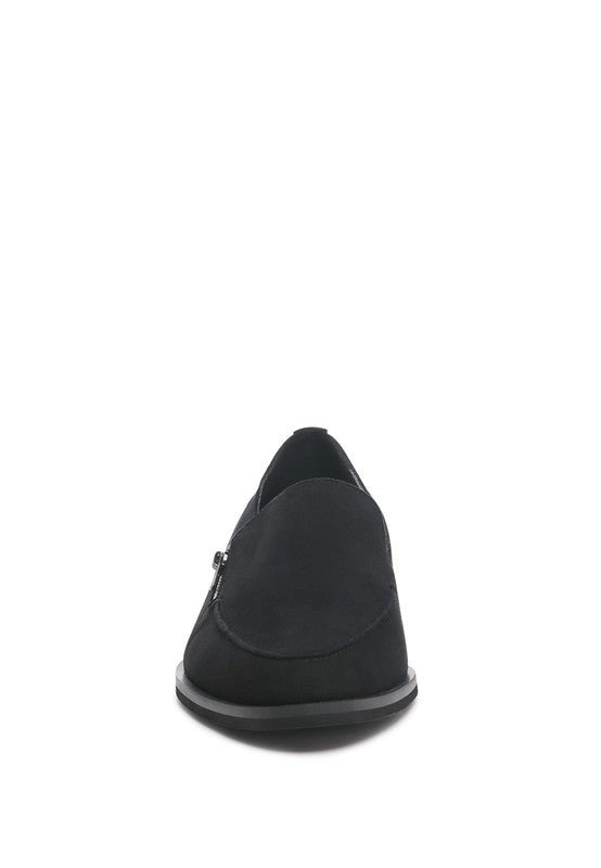 SARA Suede Slip-On Loafers - Coeur de la Mode