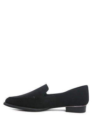 SARA Suede Slip-On Loafers - Coeur de la Mode