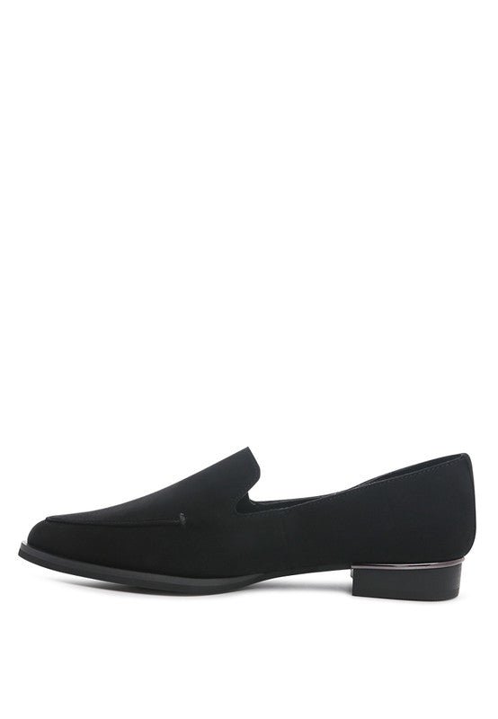 SARA Suede Slip-On Loafers - Coeur de la Mode