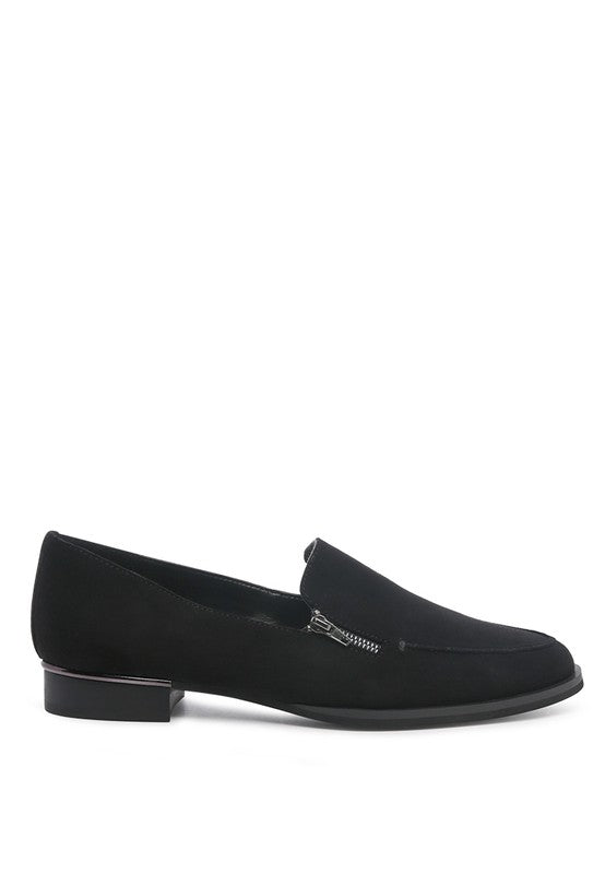 SARA Suede Slip-On Loafers - Coeur de la Mode