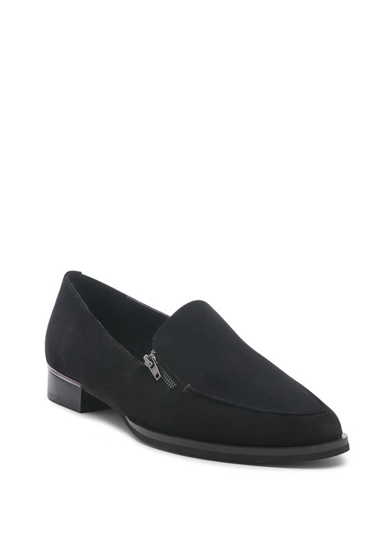 SARA Suede Slip-On Loafers - Coeur de la Mode