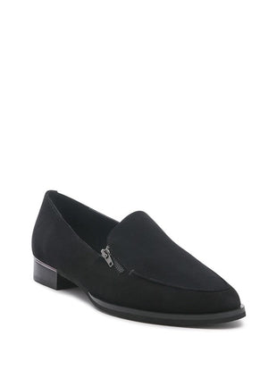 SARA Suede Slip-On Loafers - Coeur de la Mode