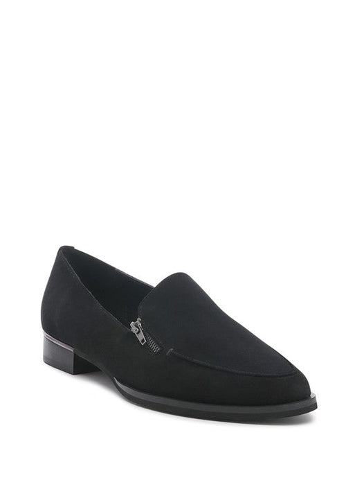 SARA Suede Slip-On Loafers - Coeur de la Mode