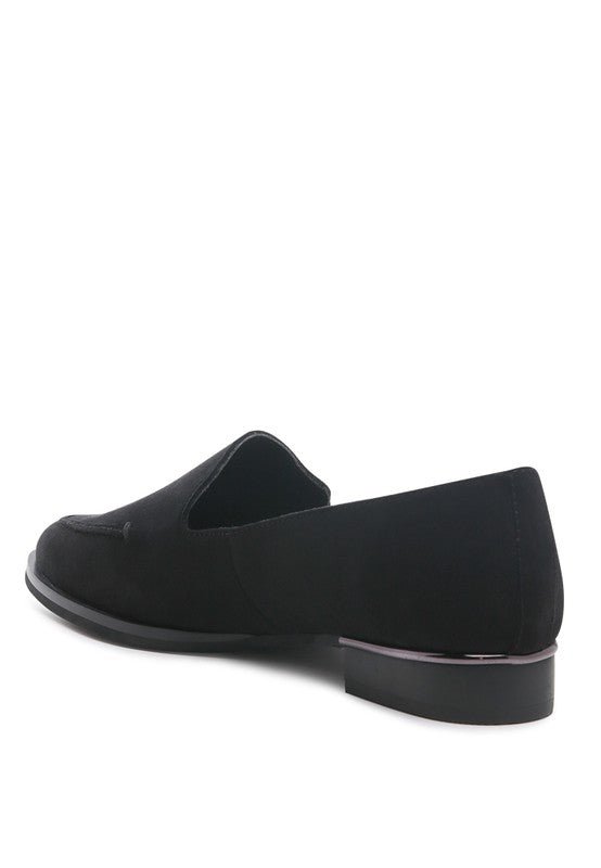 SARA Suede Slip-On Loafers - Coeur de la Mode