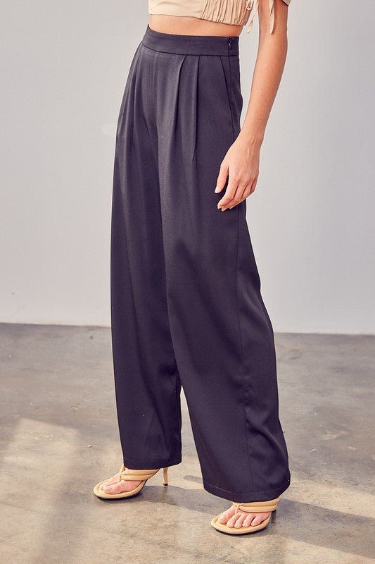 Wide Leg Pants - Coeur de la Mode
